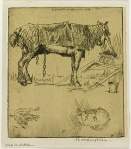 Prato de Esboços de Donald Shaw MacLaughlan