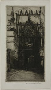 Portal do Palácio Ducal, Veneza de Donald Shaw MacLaughlan