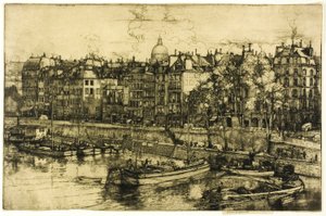 Quai des Grands Augustine, Paris de Donald Shaw MacLaughlan