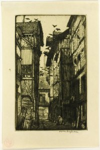 Beco dos Pombos, Rouen de Donald Shaw MacLaughlan