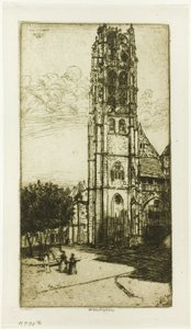 Tour St. Laurent, Rouen de Donald Shaw MacLaughlan