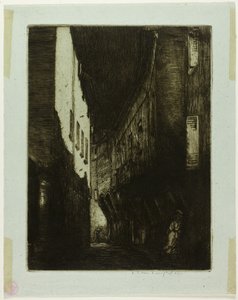 Via San Vitale, Bolonha de Donald Shaw MacLaughlan