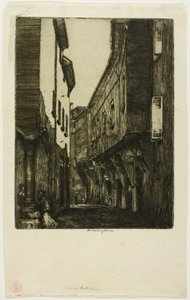 Via San Vitale, Bolonha de Donald Shaw MacLaughlan