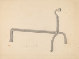 Andiron de Donald Streeter