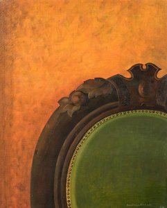 Poltrona sobre fundo laranja de Donatella Merlo