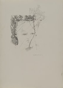 Retrato no espelho de Donatella Merlo
