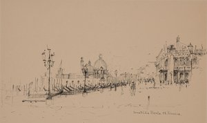 As gôndolas da Praça de São Marcos de Donatella Merlo