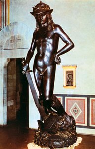 Estátua de bronze de Davi, c1430-1440