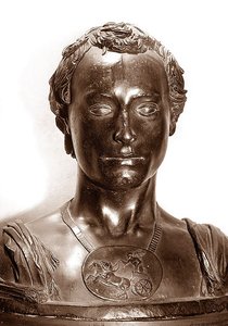 Busto de um Cavalheiro (bronze) de Donatello