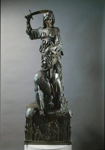 Judith e Holofernes. Escultura de Bronze
