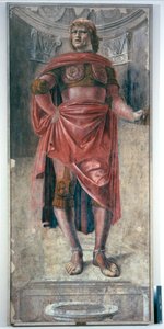 Homem com uma Espada de Duas Mãos, c.1486 (afresco destacado em lona)