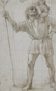 São Cristóvão com o Menino Jesus de Donato Bramante