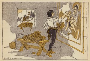 A pintura do jovem Ticiano (lito a cores) de Donn P. Crane