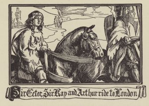 Sir Ector, Sir Kay e Arthur viajam para Londres
