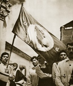 Membros da União Nacional Synarchist, México, 1930s-40s (bw foto) de Doris Hedyn