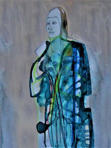 Retrato Abstrato de uma Mulher de Doris Schmitz