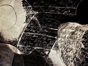 Emoção abstrata expressa por escrito de Doris Schmitz