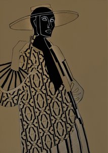 Mulher na Moda Art Déco de Doris Schmitz