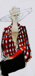 Moda com xadrez arrojado de Doris Schmitz