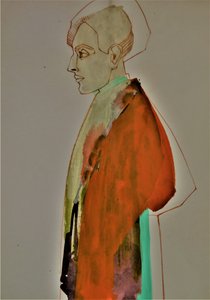 Perfil do Homem Colorido de Doris Schmitz