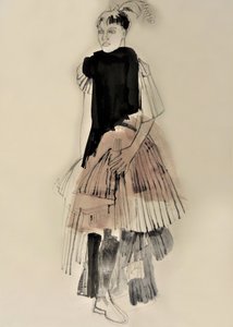 Ilustração de Moda de Alta-Costura de Doris Schmitz