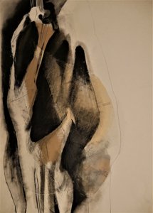 Figuras abstratas com drapeados de Doris Schmitz