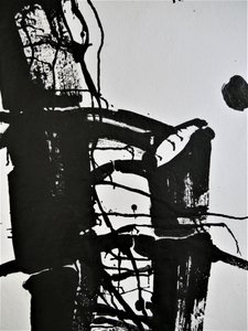 Traços abstratos dinâmicos de Doris Schmitz
