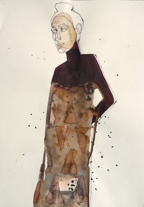 Silhueta elegante e na moda de Doris Schmitz