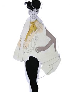 Silhueta elegante e na moda de Doris Schmitz