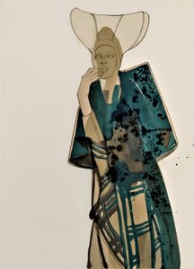 Retrato de moda elegante de Doris Schmitz