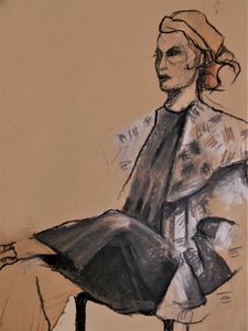 Retrato de moda elegante de Doris Schmitz