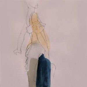 Esboço de moda elegante de Doris Schmitz