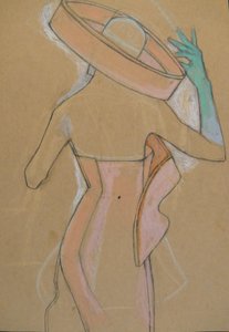 Mulher elegante com chapéu