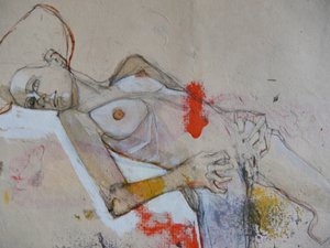 Nu Reclinado Expressivo de Doris Schmitz