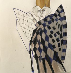Retrato Harlequin Regal de Doris Schmitz