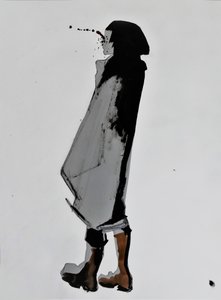 Figura com salpicos de tinta de Doris Schmitz