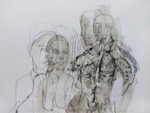 Formas humanas em camadas de Doris Schmitz