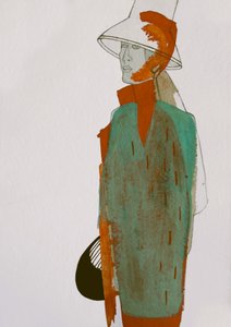 Figura da moda contemporânea de Doris Schmitz