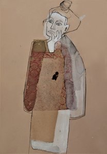 Retrato de uma mulher pensativa de Doris Schmitz