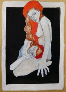 Abraço Vermelho Triste de Doris Schmitz