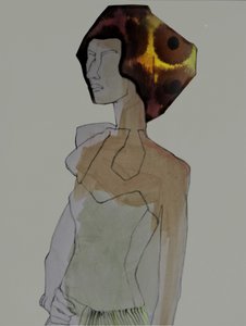 Perfil de uma mulher elegante de Doris Schmitz