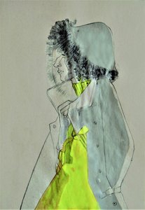 Moda com capuz cheia de cor de Doris Schmitz