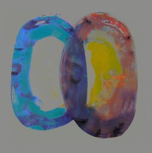 Formas entrelaçadas e vibrantes de Doris Schmitz