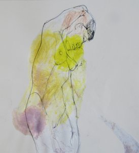 Figura nua amarela