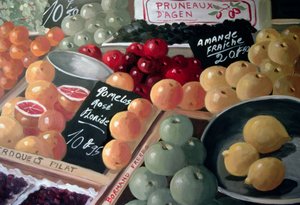 Pomelos II (acrílico no painel) de Dory Coffee
