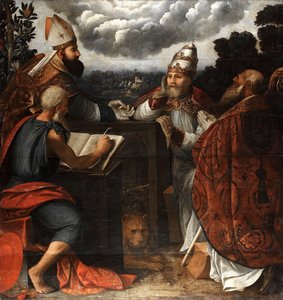 Disputa de quatro pais da Igreja sobre a Imaculada Conceição, 1541