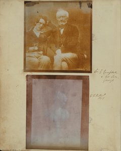 Sir George Campbell e seu filho, George de Dr. John Adamson