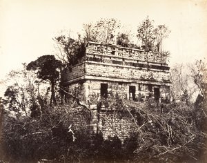 A prisão, em Chichen-Itza, 1857-89.