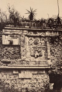 Uxmal, baixo-relevo indiano, Palácio das Freiras (Uxmal, Bas Relief de l