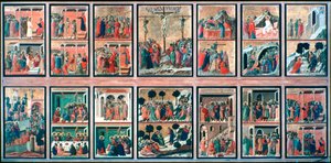 Maesta, Histórias da Paixão, 1308-1311 de Duccio di Buoninsegna